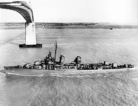 USS Stevens (DD-479) am 15. März 1943