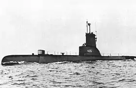 USS Tusk (SS-426) im Jahr 1949