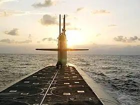 Wyoming vor der Naval Submarine Base Kings Bay