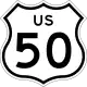 Zweistellige U.S. Highway Nummerntafel (Kalifornien)