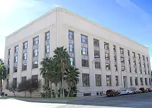Das El Paso US Courthouse in El Paso, gelistet im NRHP mit der Nr. 01000434