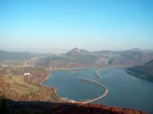 Der Stausee bei Udiča
