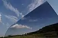 Spiegelung von Himmel und Landschaft
