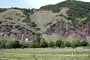 Felsregion der Ürziger Urley, in der Cuno von Pfullingen 1066 umgebracht wurde
