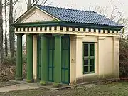 Klosterhof/Kloster, der Gartenpavillon – Teehaus der Priörin, erbaut etwa 1750