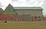 Lohe 23, die Scheune des „Blom’schen Hofs“ etwa 2. Hälfte des 18. Jahrhunderts