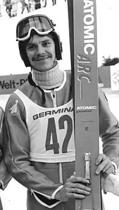 Ulf Findeisen bei den DDR-Skimeisterschaften 1989