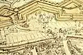 Kronenporte und Kronentor auf der Vedute der Stadt Zürich von Johann Caspar Ulinger