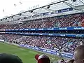 Die Haupttribüne im Mai 2006