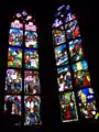 Das 4. und 5. Fenster im Chor der Besserer-Kapelle