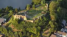Burg, Luftaufnahme (2015)