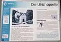 Infotafel bei der Kapelle