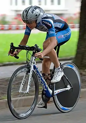 Ulrike Schwalbe bei der Thüringen-Rundfahrt der Frauen 2012