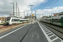 Bahnsteige im Umbau