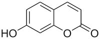Strukturformel von Umbelliferon