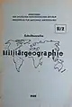 Titelseite, Schriftenreihe Militärgeographie, H. II/2, (Hrsg.) MfNV, 1989