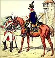 Uniformen der Kavallerie des Schwäbischen Reichskreises 1793