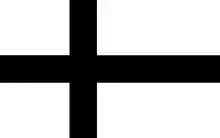 Flagge für das kurzlebige Vereinigte Baltische Herzogtum
