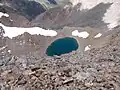 Unterer Karsee, vom Gipfel aus gesehen