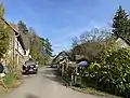Untermausbach mit Straße nach Wüstenhof