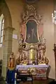 Tod des Hl. Sebastian, Allerheiligenkirche (Unterwittighausen), rechtes Seitenaltarblatt