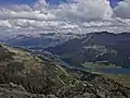 Blick über das Oberengadin.