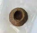 Unterteil eines Kelchs aus Keramik