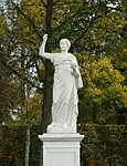 Urania mit Himmelskugel, 1857