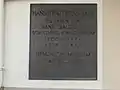 Bronzetafel zu Ehren von Hans Trautwein