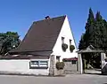 Eingang Taborweg von außen mit Wärterhaus