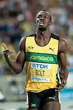 Usain Bolt – der aktuelle Olympia­sieger und Weltrekordhalter vertei­digte seinen Titel souverän