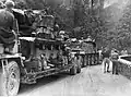 Sd. Ah. 116 mit beschädigtem Pz. Kpfw. IV
