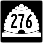 Straßenschild der Utah State Route 276