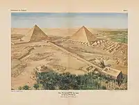 Veröffentlichungen der Ernst von Sieglin Expedition in Aegypten, Band 1, Das Pyramidenfeld bei Gise.