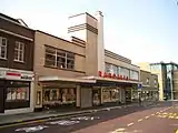 Vine Street mit dem denkmalgeschützten Randall's Department Store