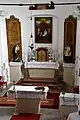 Blick auf den Altar der Kirche
