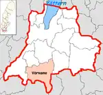 Lage der Gemeinde Värnamo