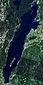 Vättern aus dem Weltall