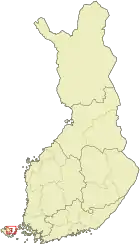 Lage von Vårdö in Finnland