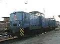 V60.07 und 60.09 auf dem Bahnhof Großräschen