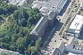 Luftbild des ehemaligen Verwaltungsgebäudes in Chemnitz-Kappel an der Neefestraße