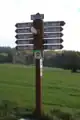 Wegweiser Freizeitwege - VHC und Vogelsberg Arena