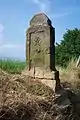 Viertelmeilenstein Nr. 9 (1729) nach der Sicherung/Drehung 2012