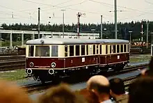 135 069 mit Beiwagen (1985)