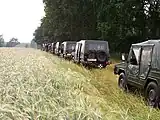 Iltis im Konvoi
