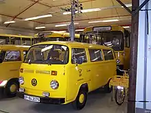 VW T2 der DBP als Funkmesswagen im Museumsdepot des Museums für Kommunikation in Heusenstamm