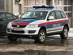 Streifenfahrzeug VW Touareg