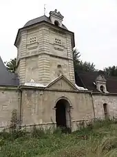 Torturm einer ehemaligen Abtei im Département Aisne, 18. Jahrhundert