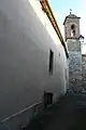 Die Cappella della Compagnia, im Hintergrund der Campanile der Kirche San Cristoforo.