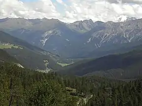 Blick ins Val Müstair